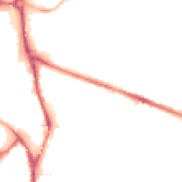 Night-time road noise heatmap for SK10 1NH