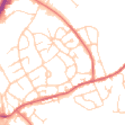 Daytime road noise heatmap for SK10 2RT