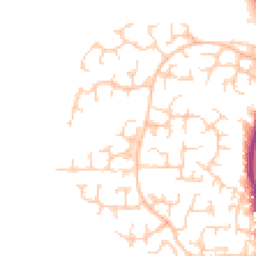 Daytime road noise heatmap for SK10 2UJ