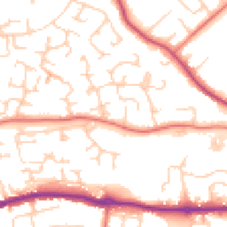 Daytime road noise heatmap for SK10 3QA