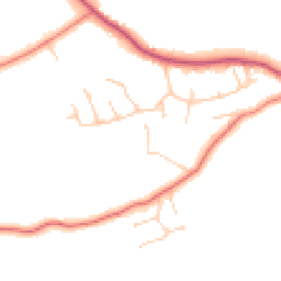 Daytime road noise heatmap for SK10 4AP