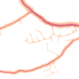 Daytime road noise heatmap for SK10 4BG