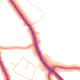 Daytime road noise heatmap for SK10 4EQ
