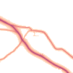 Daytime road noise heatmap for SK10 4SH