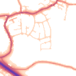 Daytime road noise heatmap for SK10 5EA