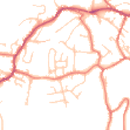 Daytime road noise heatmap for SK10 5NN