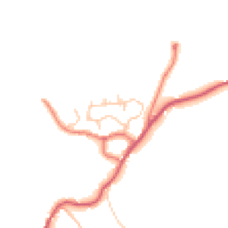 Daytime road noise heatmap for SK10 5UE