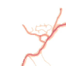 Daytime road noise heatmap for SK10 5UJ