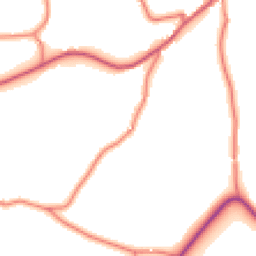 Daytime road noise heatmap for SK11 0AA