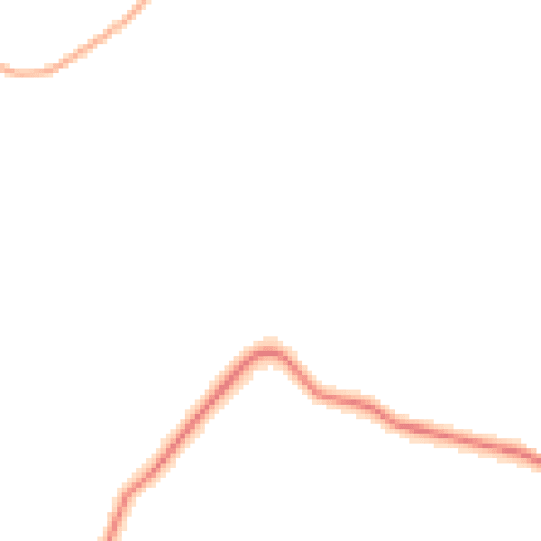 Night-time road noise heatmap for SK11 0AL