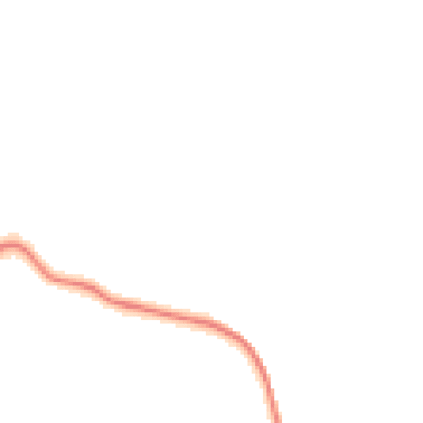 Night-time road noise heatmap for SK11 0AN