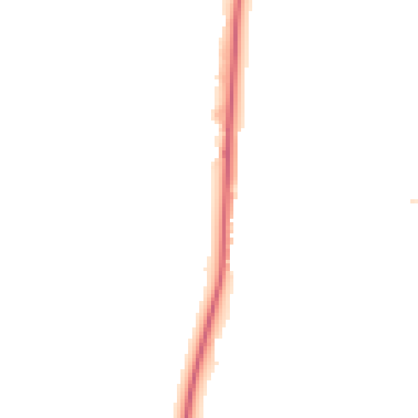 Night-time road noise heatmap for SK11 0BT