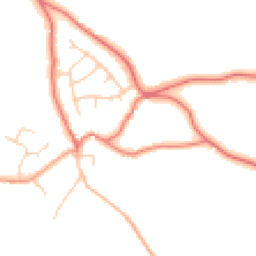 Daytime road noise heatmap for SK11 0DS