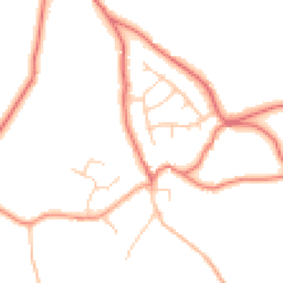 Daytime road noise heatmap for SK11 0DU