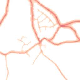 Daytime road noise heatmap for SK11 0DX