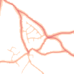 Daytime road noise heatmap for SK11 0EQ