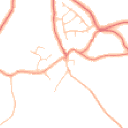 Daytime road noise heatmap for SK11 0HL