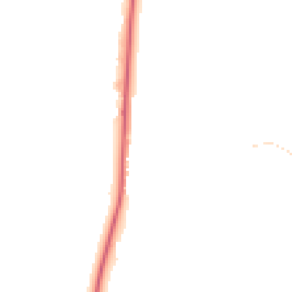 Night-time road noise heatmap for SK11 0LG