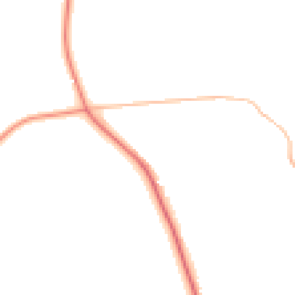 Night-time road noise heatmap for SK11 0QA