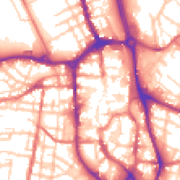 Daytime road noise heatmap for SK11 6BA