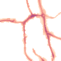 Night-time road noise heatmap for SK11 6BX