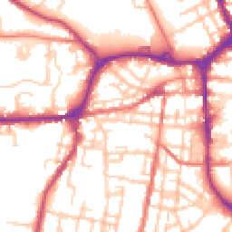 Daytime road noise heatmap for SK11 6PP