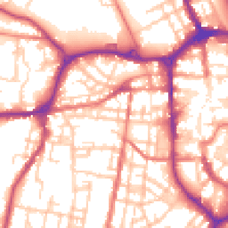 Daytime road noise heatmap for SK11 6PX