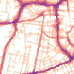Daytime road noise heatmap for SK11 6QX