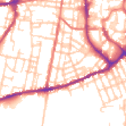 Daytime road noise heatmap for SK11 6RP
