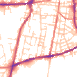 Daytime road noise heatmap for SK11 8EL