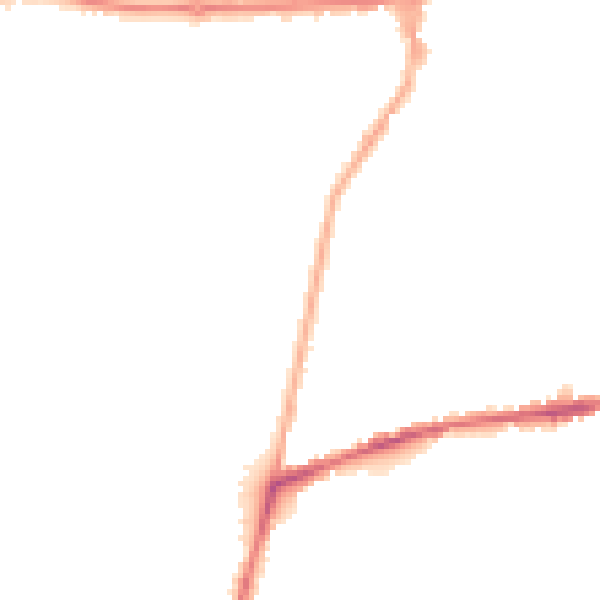 Night-time road noise heatmap for SK11 8JY