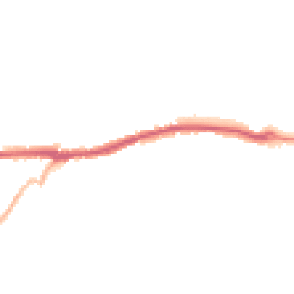 Night-time road noise heatmap for SK11 8RB