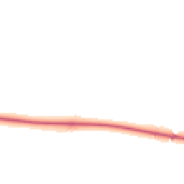 Night-time road noise heatmap for SK11 9GD