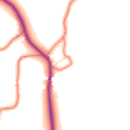 Daytime road noise heatmap for SK11 9HE