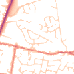 Daytime road noise heatmap for SK12 1AP