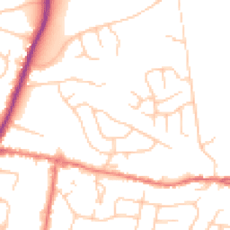 Daytime road noise heatmap for SK12 1AR