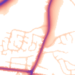 Daytime road noise heatmap for SK12 1BG