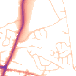 Daytime road noise heatmap for SK12 1BP