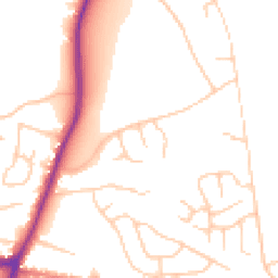 Daytime road noise heatmap for SK12 1BR