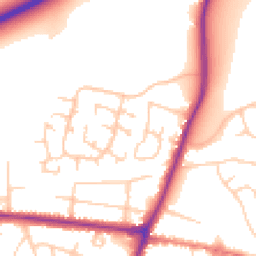 Daytime road noise heatmap for SK12 1ER