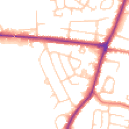 Daytime road noise heatmap for SK12 1JH