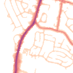 Daytime road noise heatmap for SK12 1LR