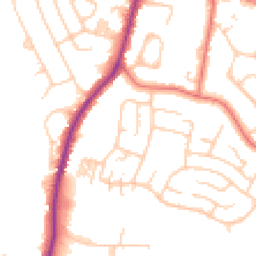 Daytime road noise heatmap for SK12 1LU