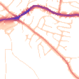 Daytime road noise heatmap for SK12 2BP