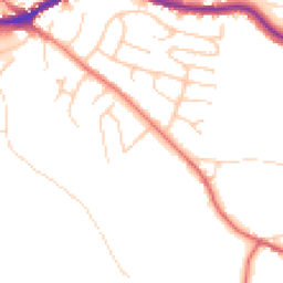 Daytime road noise heatmap for SK12 2BR
