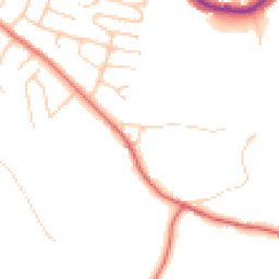 Daytime road noise heatmap for SK12 2DH