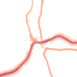 Daytime road noise heatmap for SK17 0AW