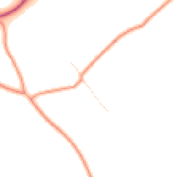 Daytime road noise heatmap for SK17 0AY