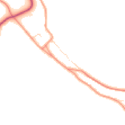 Daytime road noise heatmap for SK17 0BU