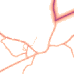 Daytime road noise heatmap for SK17 0JT